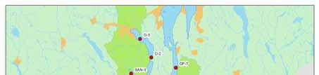 3. Overvåking av vannmasser i Ytre Oslofjord Vi har valgt å dele inn stasjonene i Ytre Oslofjord (Figur 8) i to grupper: 1) sentrale stasjoner skal dekke de sentrale delene av hovedfjorden, 2)
