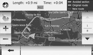 فشار را 16 جدید مسیر تأیید برای مسیر لغو متوقف را انجام حال در ناوبری میتوانید زمان ه ر در کنید. > «Route«> «Home«فع ال مس یر لغو ب رای دهید.