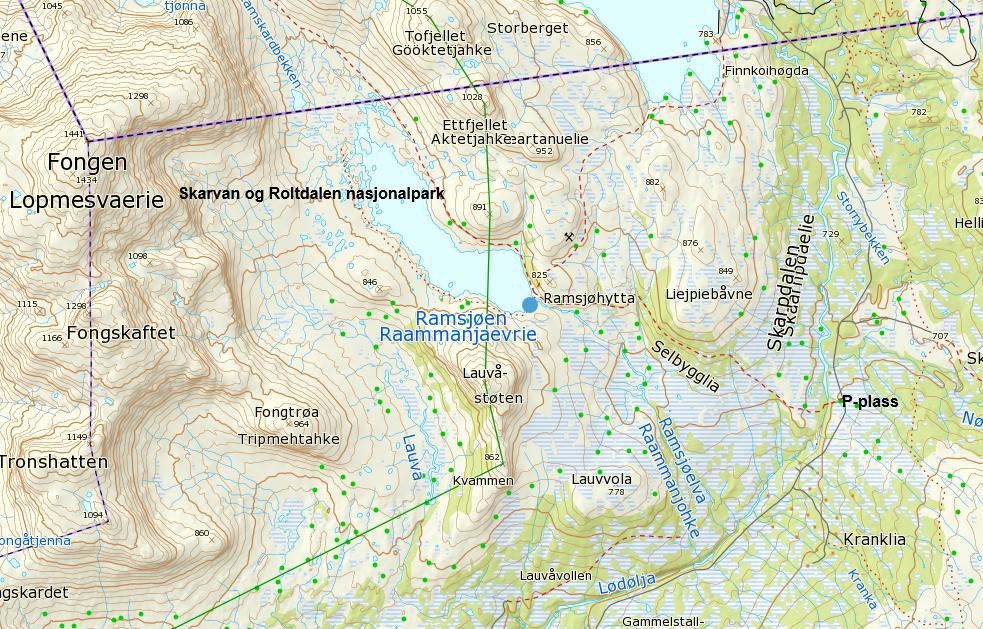 Saksopplysninger Tydal kommune har sendt ut på høring søknad om dispensasjon fra kommuneplanens arealdel for oppføring av ny turisthytte ved Ramsjøen.