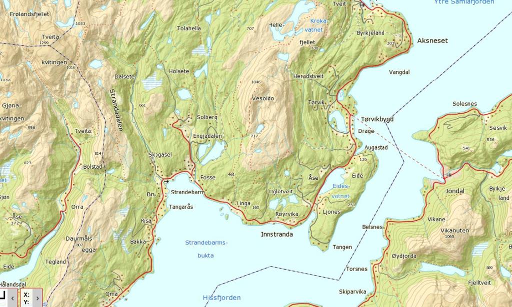 Lyseelva i Tørvikbygd 3 LYSEELVA I TØRVIKBYGD Lyselva er lokalisert i Tørvikbygd, Kvam herad i Hordaland (Fig. 1), sør for tettstedet Norheimsund.