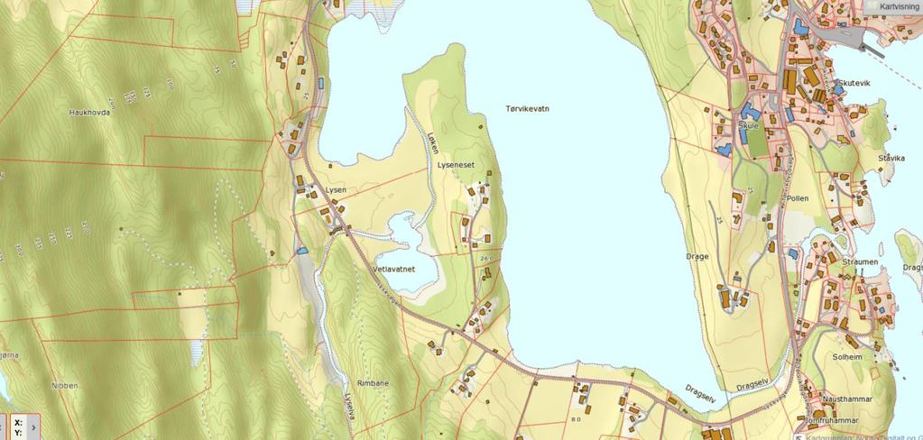 17 % av feltet er fraført til annen regulering. Middelvannføringen i Lyselva er 0,52 m 3 /s. Planlagt utnyttet felt i småkraftprosjektet er på 6,9 km 2 (kilde: konsesjonssøknad).
