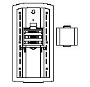 Sette inn og skifte batterier i værstasjonen: Sett alltid batteriene først i værstasjonen Værstasjonen benytter 3 x AA, IEC LR6, 1,5V batterier.