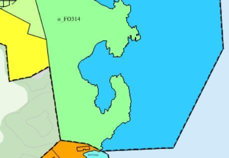 4.3 Tilgrensende planer Områderegulering for Kjellandsheia syd (ID 201219). Tilgrensende områderegulering (vedtatt 17.12.2015) er regulert til «offentlig friområde» og «ferdsel».