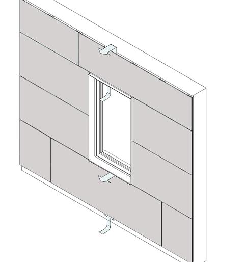 Den ventilerte fasaden Alle produkter i Cedral-familien skal monteres som en ventilert konstruksjon.