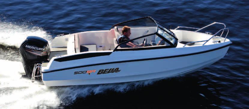 Bella 500 BR / Pris standard båt uten...164 100 500BR + Mercury F60 ELPT EFI CT...246 390 500BR + Mercury F80 ELPT EFI.