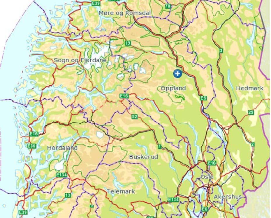 Studieområder, 7 eiendommer Hedmark: Nedre Solberg, Løten Oppland: Romsåsløkken, Ringebu Tujord, Ringebu