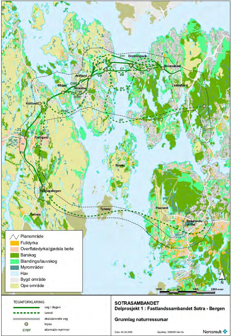 3 KONSEKVENSANALYSE 3.1 Overordna omtale av planområdet 3.1.1 Jordbruk og skogbruk Figur 3.