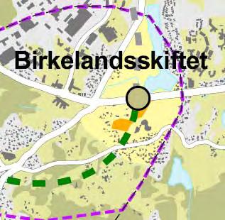 Middels negativt omfang. Vassressursar Det er offentleg vassforsyning i området. Ein fjellbrønn ligg nærmare traseen enn 200m. Intet omfang. Andre naturressursar Ikkje registrert Tabell 3.11.