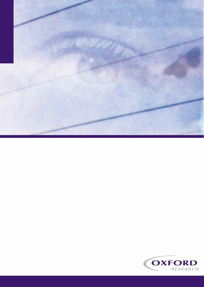 Førundersøkelsen 2007 Verdispørsmål om verdiskaping Kundeeffektundersøkelse blant bedrifter som fikk tilsagn av Innovasjon Norge i 2007 Oxford Research November 2008 Forfatter: