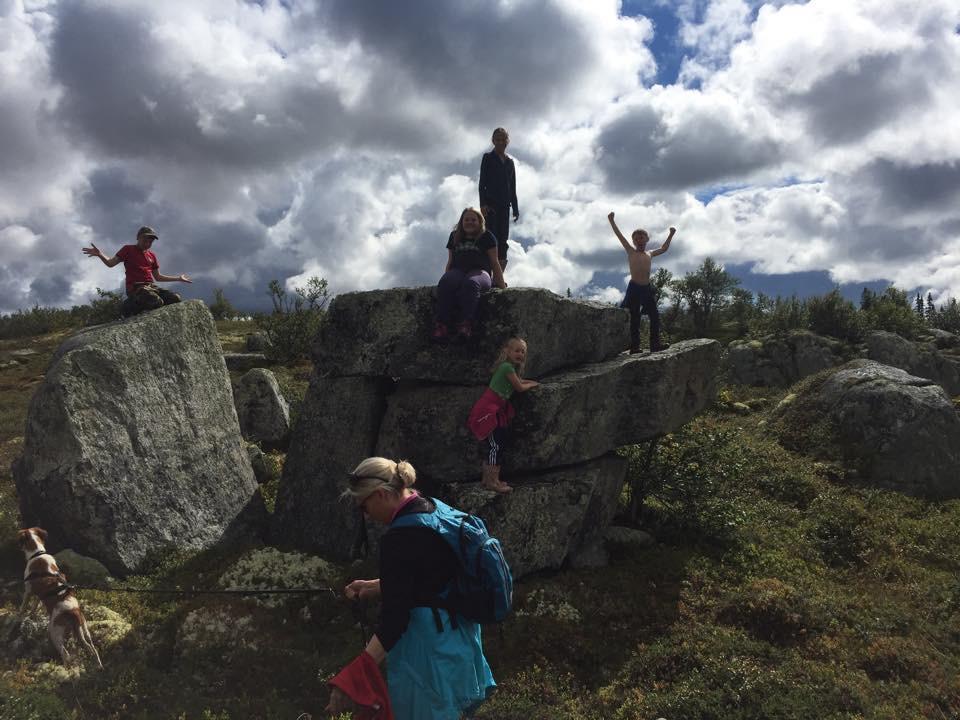 Jervstena Dette skal bli en rundtur på ca 3,5 km. Å gå på planker er populært! Det blir flere slike strekninger på denne stien, med kreative elementer.