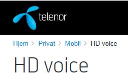 16 Koding av lyd - utvikling HD Voice i mobilnett Narrowband sampling 300-3400Hz Wideband sampling 50-7000Hz