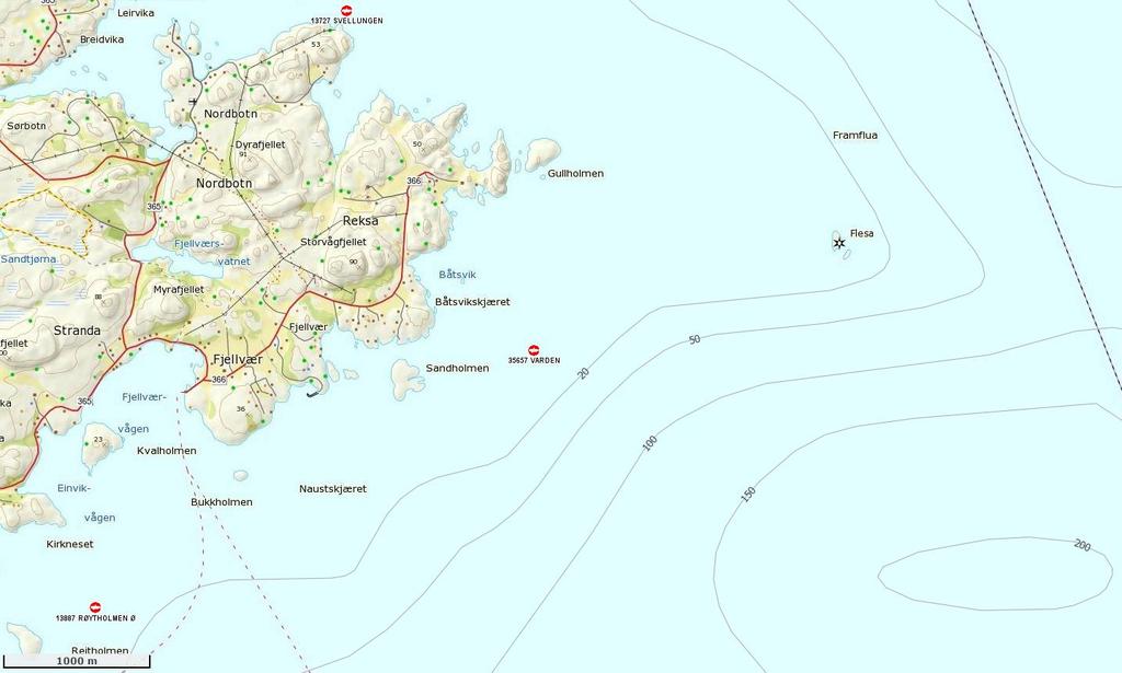 2 Materialer og metoder 2.1 Område og prøvestasjoner Oppdrettslokaliteten Varden ligger i Kråkvågfjorden i Hitra kommune, Sør-Trøndelag. Anlegget ligger øst for Fjellværsøya (figur 2.1.1).