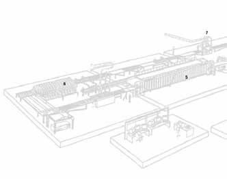 SLIK LAGES SPONPLATENE Produksjonsprosessen oppsummert Til fremstillingen av sponplater brukes blant annet tre og lim som