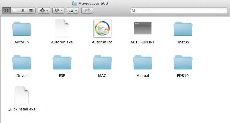 Installation av Empia i Mac OS X Öppna DVD-skivan i