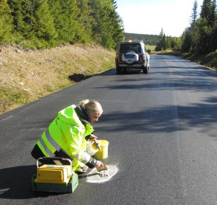 lik kontroll er ønskelig for å sikre riktig kvalitet på asfaltdekkene og for at