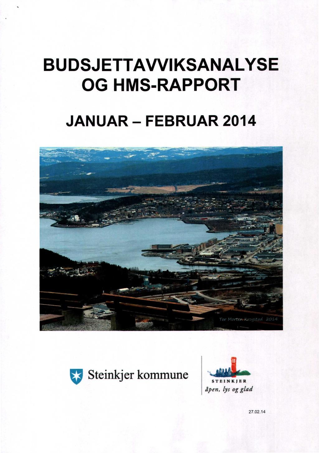 BUDSJETTAVVIKSANALYSE OG HMS-RAPPORT JANUAR FEBRUAR 2014