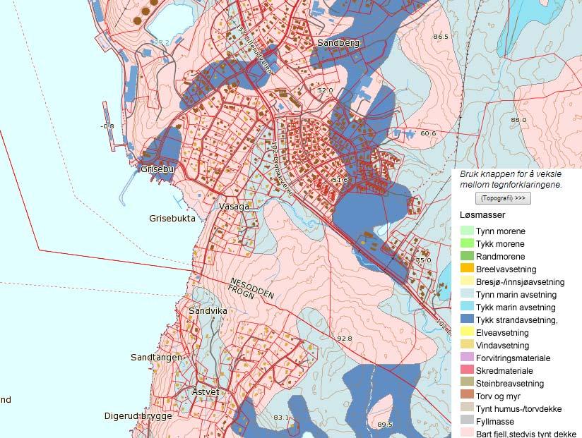 Side 4 16.06.2014 Figur 3. Kvartærgeologisk kart over Fagerstrand med tilliggende områder 4.