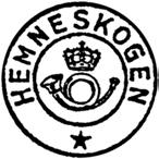 2 Type: P Utsendt desember 1935 HEMNESKOGEN Innsendt?? Registrert brukt 15.09.1972 RCK Stempel nr. D1 Type: DN Utsendt?