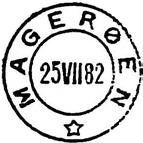MAGERØY MAGERØEN poståpneri, i Heim herred, ble opprettet fra 01.01.1879. Navnet ble fra 01.10.1921 endret til MAGERØY. Underpostkontor fra 01.11.1973. Postkontor C fra 01.01.1977.