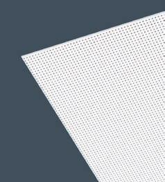 Rigitone BIG Produktprogrammet for Rigitone BIG om- fatter 6 standardmønstre med runde hull (Point) og 2 mønstre med kvadratiske hull.