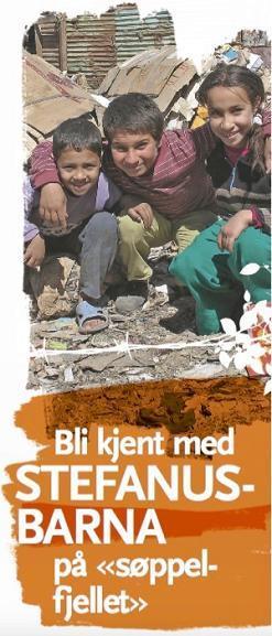 Solidaritetsprosjekt Gjennom norsk misjon øst støtter vi prosjektet «Stefanusbarna» (Stephens Children). Dette er en stiftelse som driver arbeid blant koptere på «søppelfjellet» i Kairo, Egypt.