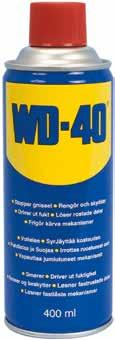 Temperaturbeständighet: WD-40 Aerosol 200 ml. -23 C till Art.nr. +200 C 47002.