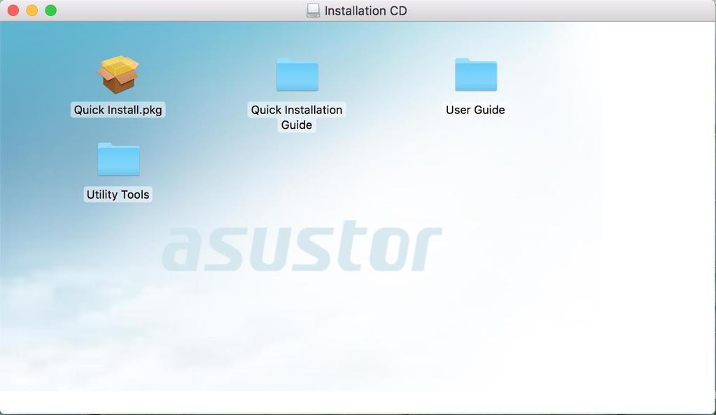Mac-brukere 1. Sett installasjons-cd-en inn i datamaskinens CD-stasjon, og velg "Hurtiginstallasjon" fra autokjø r-cdmenyen. 2.