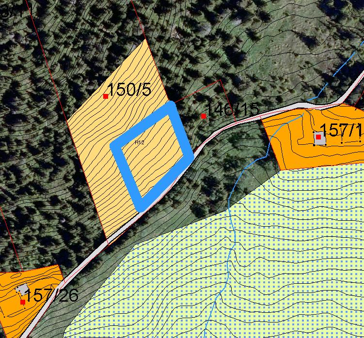 Felt H12 I kommunedelplanen for Fåvang østfjell er det satt av areal til ei tomt i felt H12. Det er ikke krav om reguleringsplan for tomta. Tomta er ca 3,5 daa og svært bratt (1:2 i snitt).