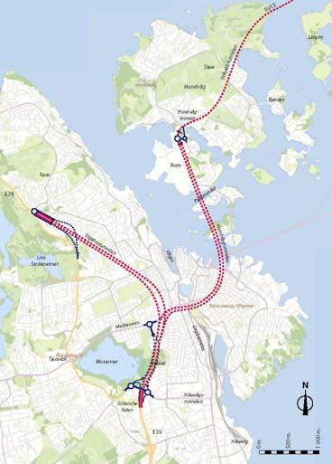 Bakgrunn for Schancheholen-alternativet Best mulig traseføring for Hundvågtunnelen til