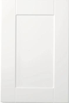 CLASSIC HVIT OG FARGE Malt 19 mm MDF-plate med frest profil. Fås også i vitrine med klarglass.
