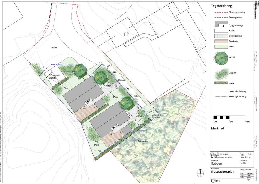 Tiltakshaver/forslagsstiller Tiltakshaver: Larvik kommune, Eiendom Forslagsstiller: Gullik Gulliksen AS landskapsarkitekter MNLA Eiendomsforhold Gbnr.