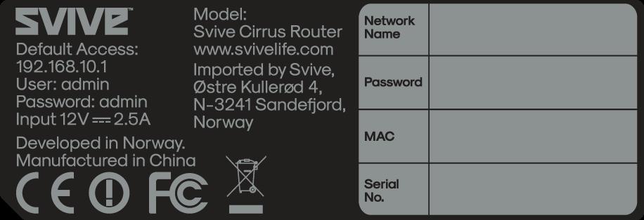 RESET WPS Koble enheter til din Cirrus ruter A. Kablet tilkobling: Enheter som skal kobles til via kabel (smart-tv, stasjonær PC, TV-dekoder osv.) kobler du til de gule portene merket LAN 1,, eller 4.