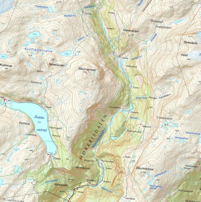 Mørkridsdalen landskapsvernområde Oppretta etter Naturmangfoldlova i 2009