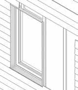 13.3 Cedral vindusbeslag Cedral vindusbeslag består av 3 aluprofiler som svært enkelt kan tilpasses og monteres omkring vinduene.