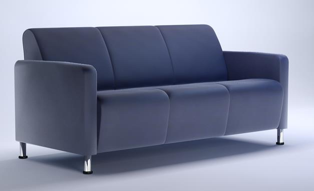Sittegrupper 82 Modulsofa, 3- seter Produsent: Ekornes Modell: City Life City Life sofa, med vanger, stoff 577 Karma. Bein stål/alu. Standard høyde bein 12 cm, alternativt 17 cm.