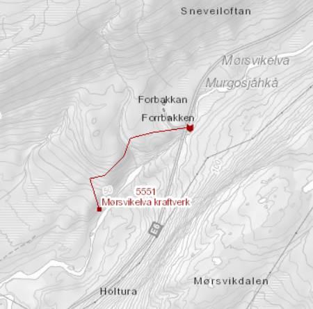 av 30.09.2010. Det er tillat på visse vilkår. Jf. Bestemmelsene 3.2 Nevervatnet kraftverk: Avsatt til LNF-A i av 30.09.2010. Det ikke er tillat.