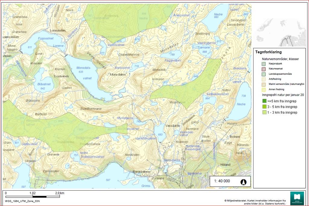 3.6 Virkningar for miljø, naturresursar og samfunn. Arealbruk: Linjestrekninga ein no søker om vil bli byggt parallelt med eksisterande linje. Nokre plassar vil me korte den litt inn.