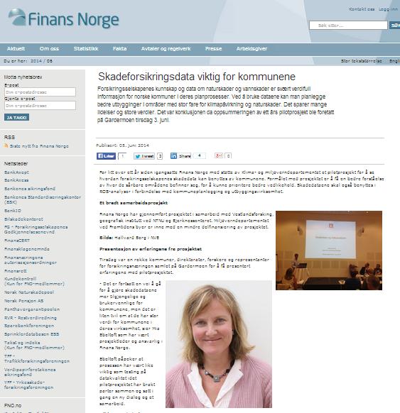 Mer informasjon om «Kommuneprosjektet» Referat fra prosjektseminarene Oppstartseminar 22.5.2013 http://www.vestforsk.