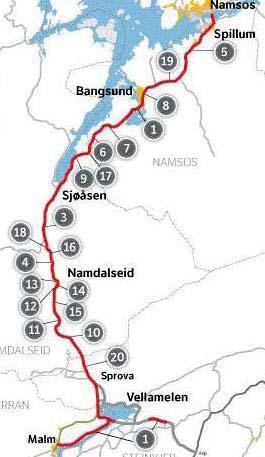 Status i Planprosjektene Godkjent kommunedelplan: Kvarving-Sprova-Malm Godkjente reguleringsplaner: Sævik Spillumshøgda innvilget dispensasjon