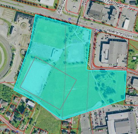 Alternativ: BERSKAUG Oppsummering: Utvikling av stadion med store næringsarealer vil sannsynligvis bety at Berskaugområdet må inngå i kommundelplan for "Travbanen".