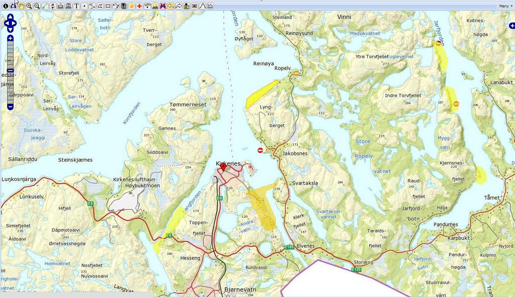 MOB områder: MOB B Elvenes i Sør-Varanger kommune: Raste- og myteområde for Laksand