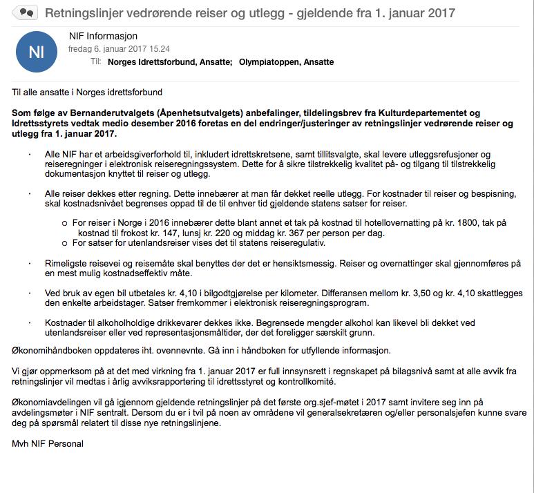 6/2017 Åpenhetsdebatten og konsekvenser regionalt Åpenhetsutvalget rapport er tidligere distribuert. Administrajonen drøftet i høst anbefalingene og fant ingen grunn til å innføre nye prosedyrer.