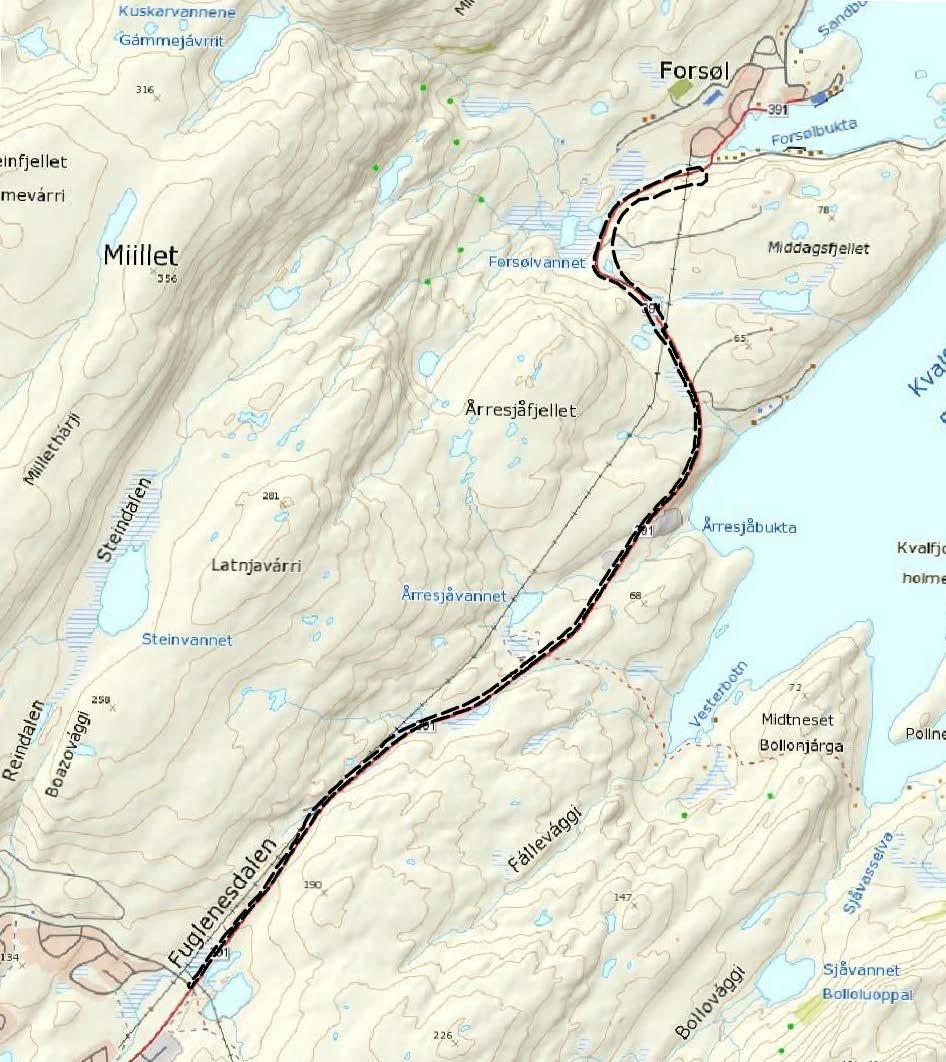 og retningslinjer Planens navn: Detaljregulering for gang- og sykkelveg til Forsøl