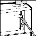 w Pass på at dekselet sitter som det skal, slik at døren lukkes korrekt og bolten sikres. u Ta av sikringen Fig. 20 (32) ved å skru den av. u Klikk panelet Fig. 20 (30) inn på døren.