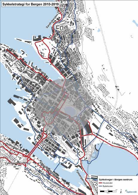 Sykkelstrategi Luftambulansebase, forprosjekt Sykkelstrategi for Bergen 2010-