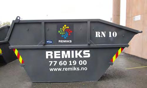 CONTAINERE Miljøcontainer til bruk til Farlig avfall.