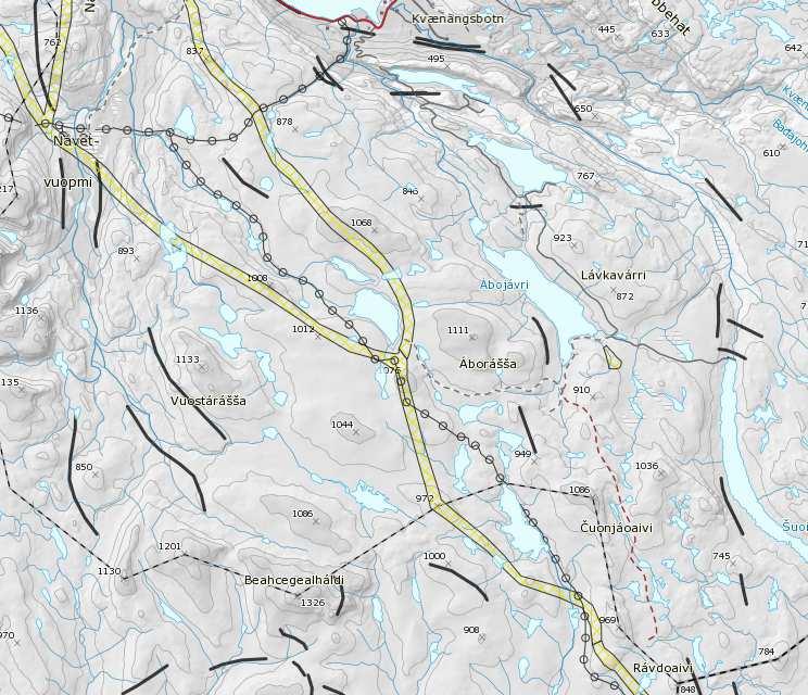 Kvænangen Kraftverk AS 52 8.8 REINDRIFT Områdene som er berørt av kraftverksutbyggingen har alltid vært viktig for reindriftsnæringen. De har vært i samisk bruk i flere hundre år.