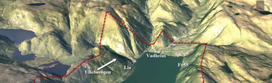 Delområde 1 Vadheimsfjorden Figur 6-8 oversikt delområde 1 (illustrasjon: D.