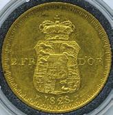 Obj.nr. Obj.nr. Danmark Frederik VI til Chr. IX F3004 2 Fredrik d or 1828. Gull. Kvalitet 1+/01.
