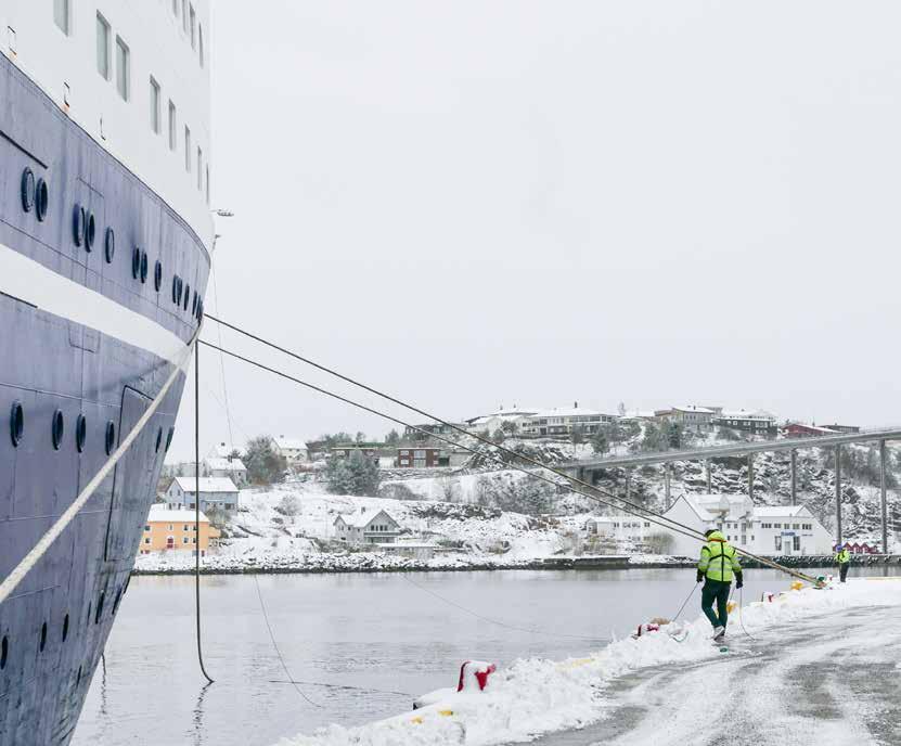 ÅRSBERETNING 2016 Cruiseanløp, Kristiansund ARBEIDSMILJØ Bedriften har et viktig fokus på arbeidsmiljø og HMS I henhold til gjeldende lover og forskrifter fører selskapet oversikt over totalt